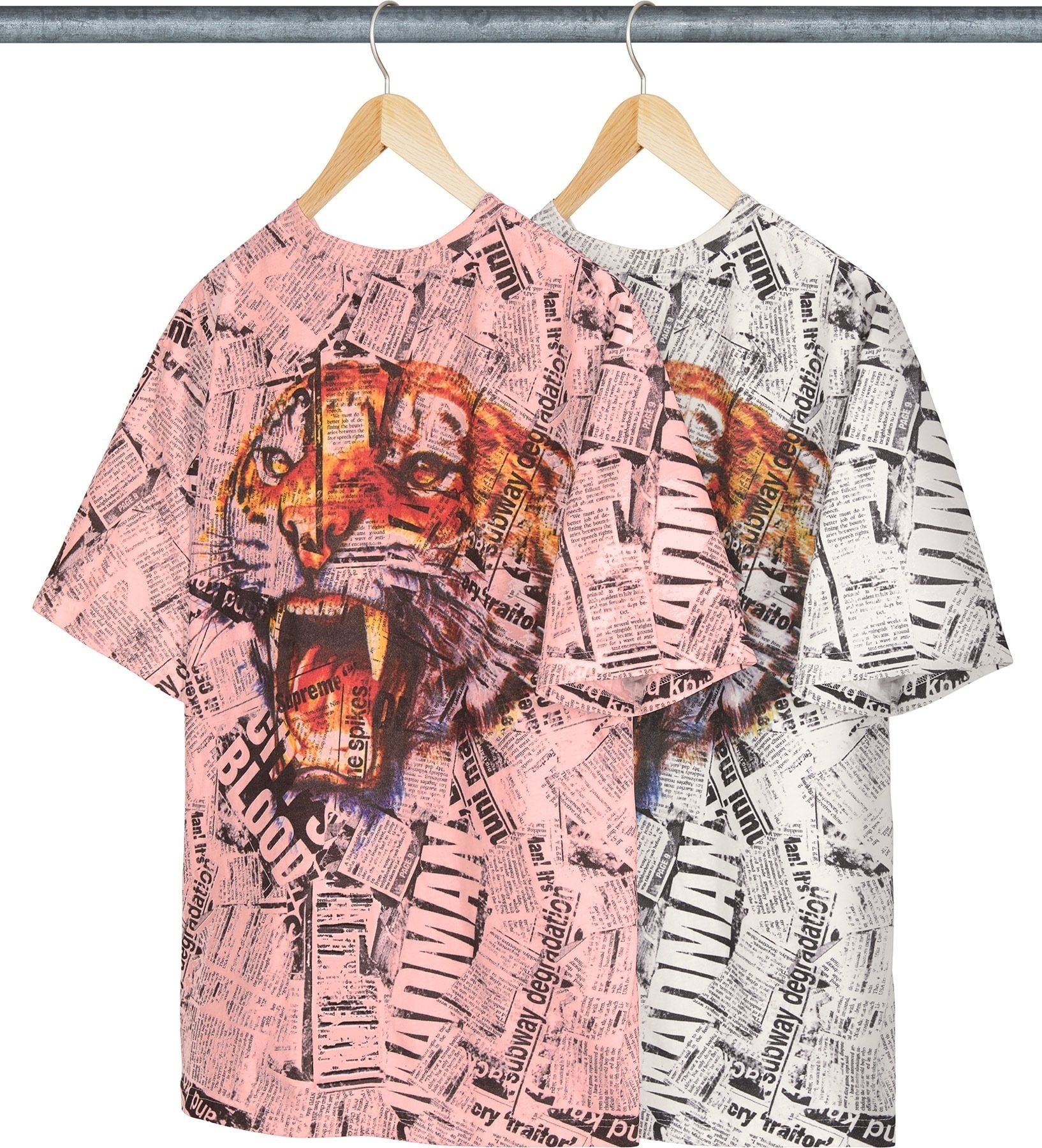 Newspaper S/S Top